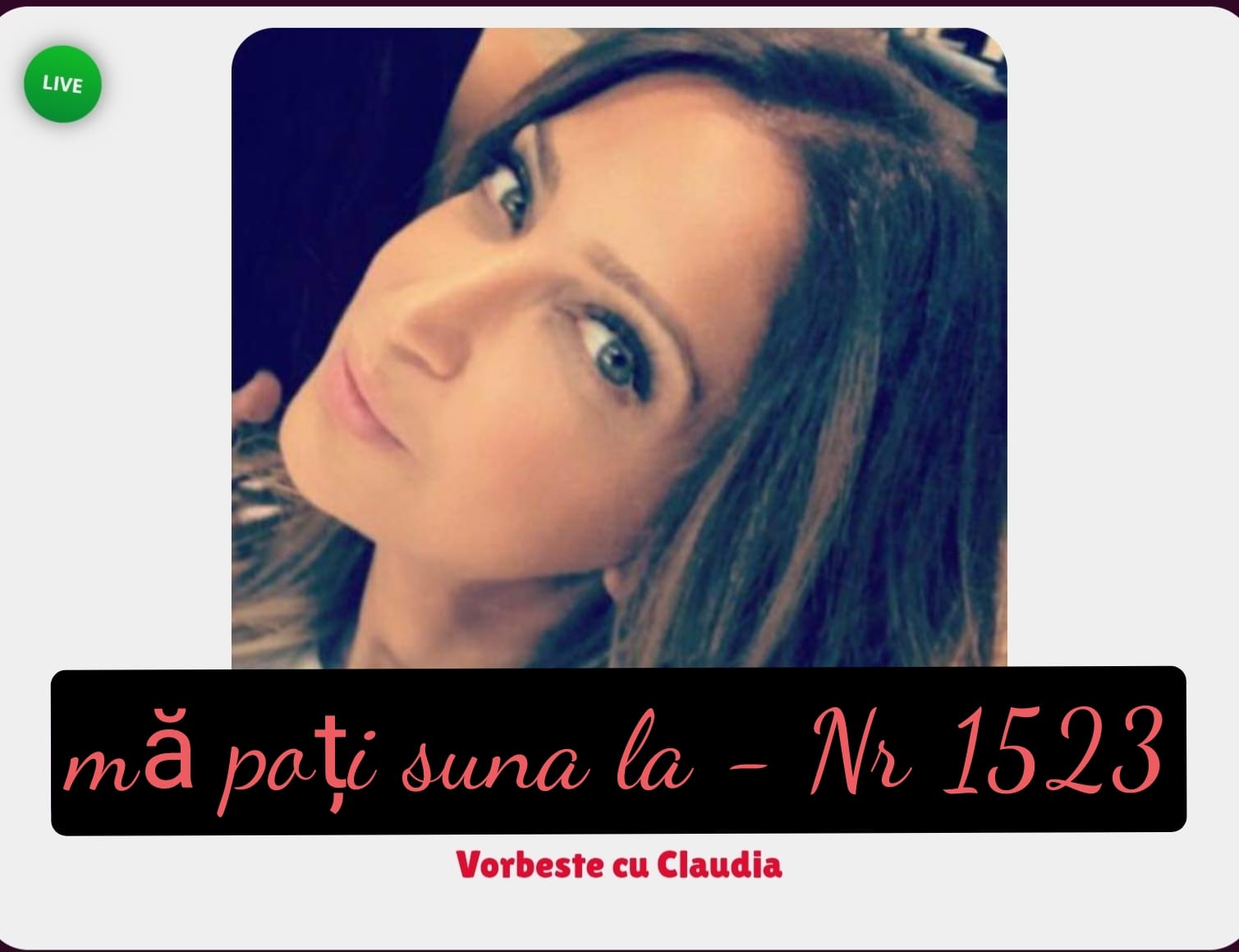 Escorta Oras: Toată Tara - Escorta Telefon: 0906120107 - Servicii Escorta : Vocea mea e suficientă să-ți ridice pulsul…
Sunt aici să-ți șoptesc ce nu ai îndrăznit niciodată să spui cu voce tare.
Nu judec, nu refuz – doar ascult… și provoc.
Trimite-mi un SMS sau sună la 1523 și intră într-o lume unde fanteziile tale sunt pe primul loc.
Serviciu destinat exclusiv adulților
Tarif: 1, 5€/fără TVA Escorta Oras: Toată Tara - Escorta Telefon: 0906120107 - Servicii Escorta : Vocea mea e suficientă să-ți ridice pulsul…
Sunt aici să-ți șoptesc ce nu ai îndrăznit niciodată să spui cu voce tare.
Nu judec, nu refuz – doar ascult… și provoc.
Trimite-mi un SMS sau sună la 1523 și intră într-o lume unde fanteziile tale sunt pe primul loc.
Serviciu destinat exclusiv adulților
Tarif: 1, 5€/fără TVA