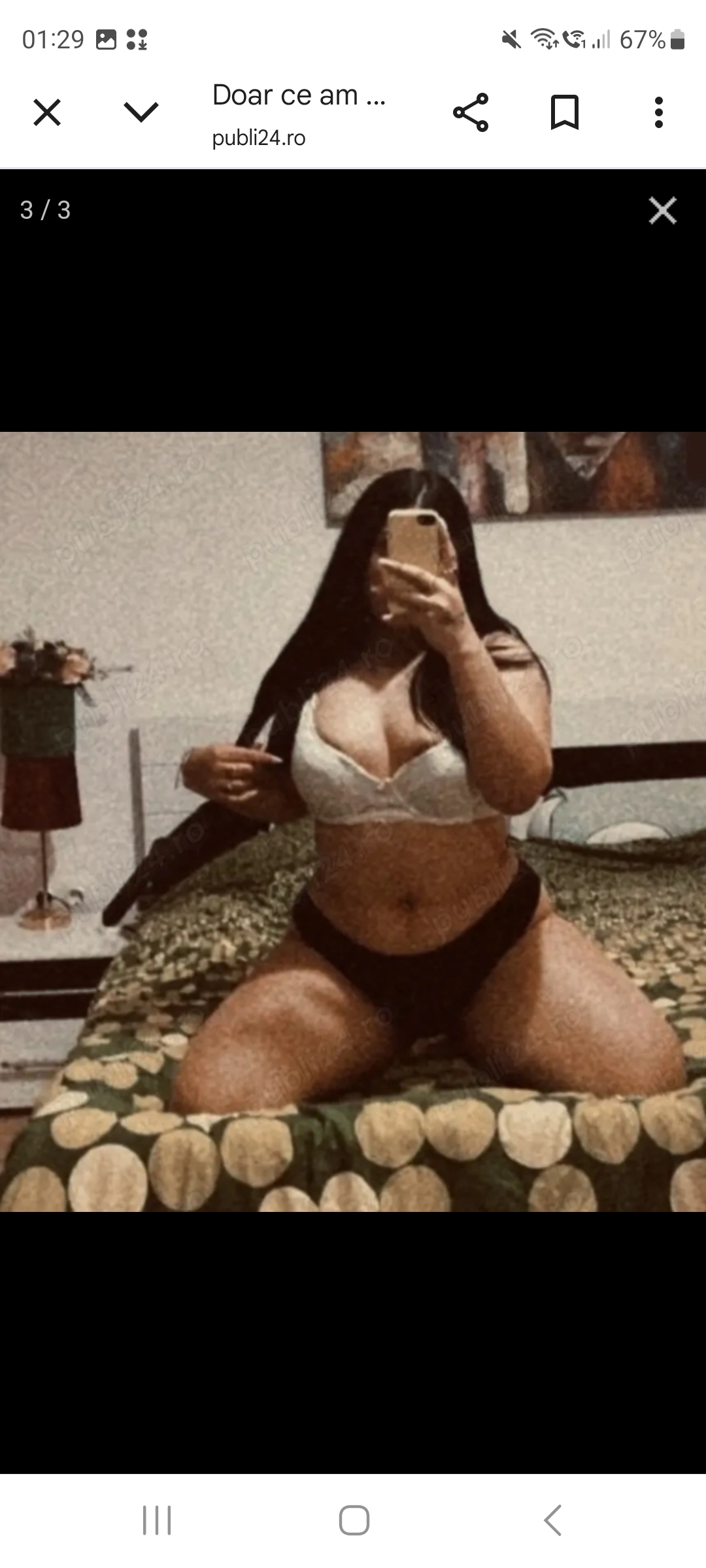 Escorta Sex - Escorta manierata am revenit.  Ofer companie si masaj terapeutic facut cu creme si uleiuri aromate domnilor manierati intr-o locatie discreta.  Locuri de parcare si ac.  Detalii la telefon.  - Telefon: 0743699002 