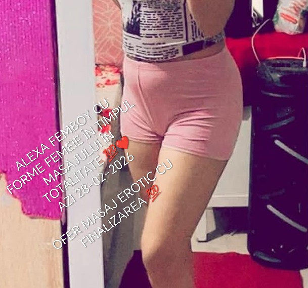 Arad - Escorta Sexy - BUNA SUNT ALEXA B?RBAT FEMBOY IN TIMPUL MASAJULUI EROTIC  OFER MASAJ EROTIC LA PAT PENTRU MAI MULTE DETALII A?TEPT MESAJUL T?U AICI SAU PE WATAP DOAR MESAJE NU R?SPUND LA APEL OK PUPICI DULCI ????