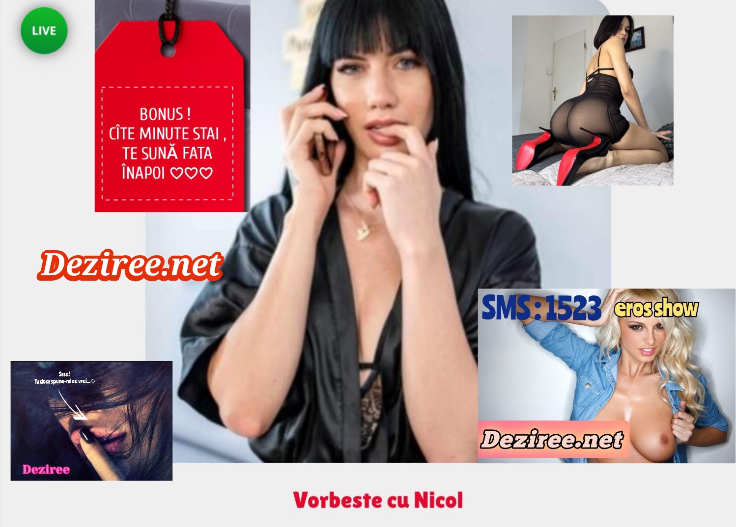 Deziree. Net - Escorta Sexy - Deziree.  net - GAGICILE nebunatice,  abia așteaptă sa iti satisfacă cea mai ascunsă fantezie a ta, fără ca cineva sa te judece.  Stăm la dispozitia ta non-stop.   Noi nu promitem,  noi facem .  Oferim bonusuri.   Pupici