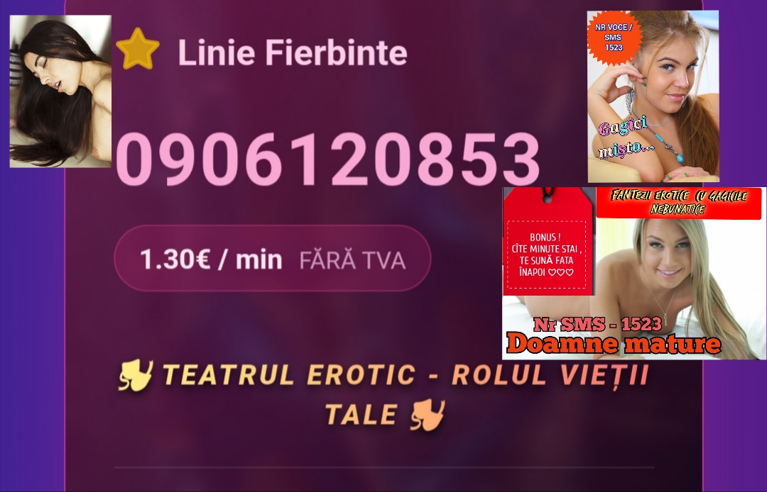 Escorta Oras: Deziree. Net - Escorta Telefon: 0906120853 -  Servicii Escorta : Cu , Deziree.  net.  Nu ești singur.  Sună acum.  Indiferent prin ce treci, există cineva pregătit să te asculte.  Linia Fierbinte – disponibilă 24/7 Confidențial.  Fără judecată.  Nu te las neterminat.  Împreună putem descoperi multe plăceri.  Pupici