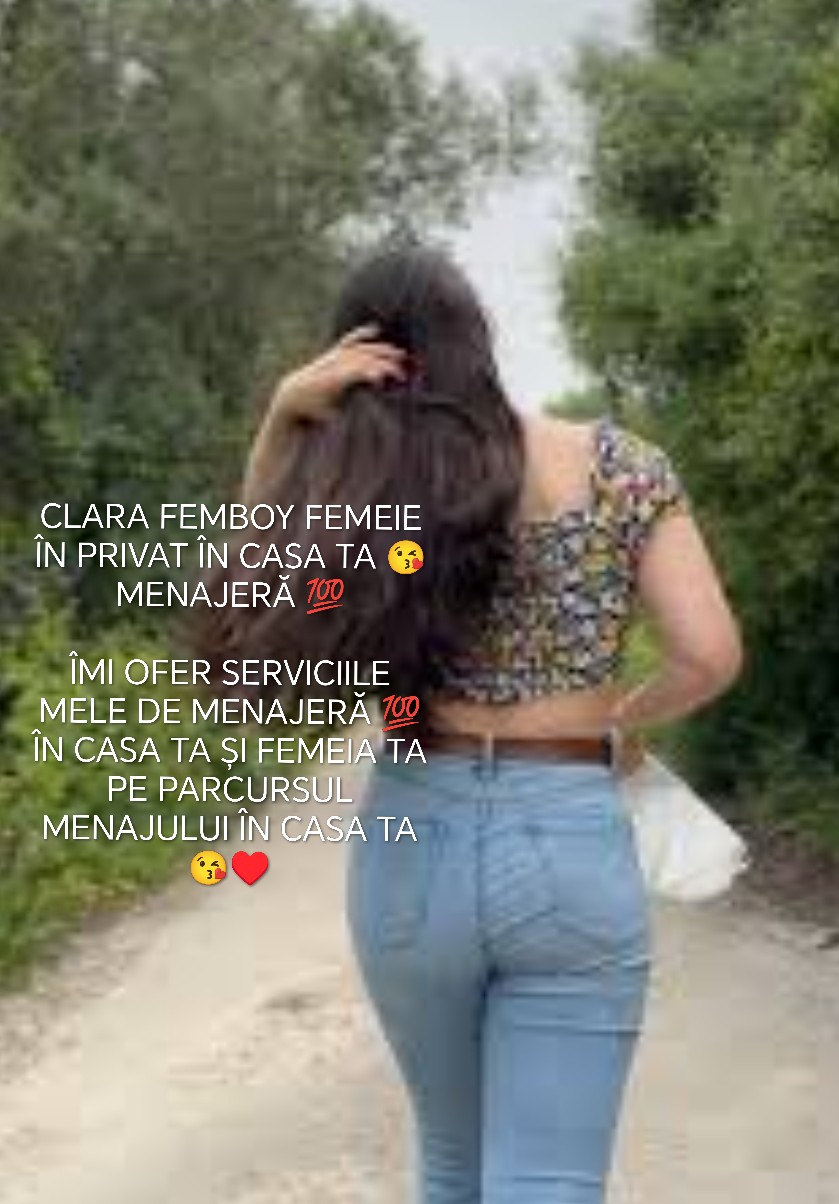 Pitești - Escorta Sexy - Bun? sunt CLARA FEMBOY FEMEIE ÎN PRIVAT ÎN CASA TA ???? MENAJER? ???? ?I FEMEIA TA PE PARCURSUL MENAJULUI ÎN CASA TA ???? DETALII WATAP DOAR MESAJE PUPICI ????