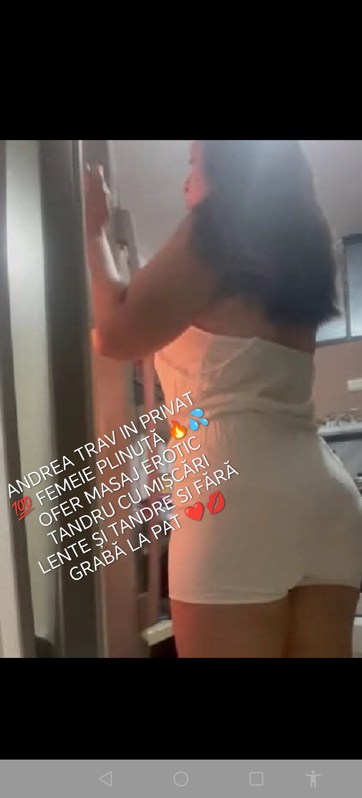 Pecica Arad - Escorta Sexy - BUN? SUNT ANDREA TRAV IN PRIVAT ???? FEMEIE PLINU?? ???????? OFER MASAJ EROTIC TANDRU CU MI?C?RI LENTE LA PAT F?R? GRAB? ?I F?R? RE?INERI FAC DOAR DEPLASARE LA DOMICILIU CLIENTULUI SAU LA PAT DETALII WATAP DOAR MESAJE PUPICI DULCI ????