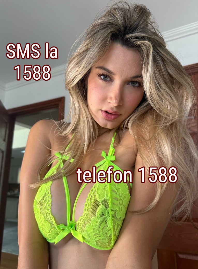 Escorta Oras: Bucuresti - Escorta Telefon: 0915881588 -  Servicii Escorta : Am pofta de tine, am un apetit erotic bogat si ador joculetele intime.  Intalnirea cu mine va fi una de neuitat daca si tu iti doresti sa fii discret, plin de pasiune si atent si la placerea mea.  Ma gasesti trimitand SMS la numarul de telefon 1588 cu numele meu, ROXY si eu te voi contacta sau Suna-ma la acelasi numar 1588.  Sunt disponibila pt fantezii totale dar si pentru joculete de dominare.  (1.  5 eur/sms+tva)