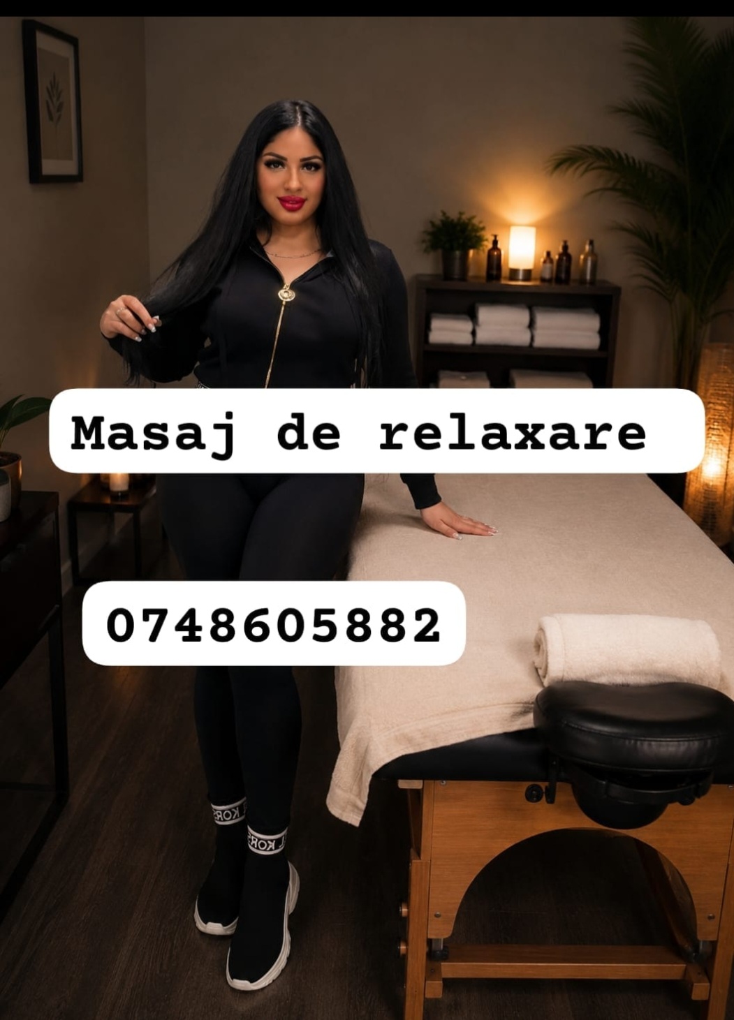 Escorta Sex - Escorta sexy si atenta la detalii te astept la mine domn serios sa-ti ofer cele mai bune servicii de companie, masaj de relaxare, body cu creme si uleiuri parfumate, esti un domn caruia ii place atmosfera atunci suna-ma, nu iti va parea rau.  Detalii la telefon.  - Telefon: 0748605882 