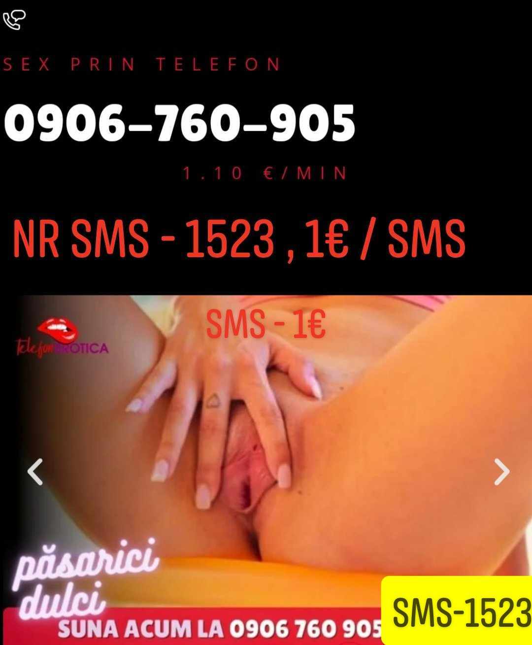 Escorta Sex - TELEFONEROTICA , fetele drăguțele vă stă la dispoziție non-stop.  Poți suna la Nr afișat , alege ce preferi.  .  .  .  sau lasă-ne SMS-ul tău la Nr 1523 cu doar 1 € / SMS.  .  .  .  .  Succes ! / Telefon - Telefon: 0906760905 