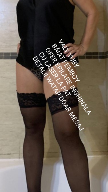Roșiori De Vede - Escorta Sexy - VALY YUBY 
B?IAT FEMBOY 
OFER EPILARE INGHINALA 
CU LASER LA PAT 
DETALII WATAP DOAR MESAJ 
FAC doar deplasare la domiciliu clientului sau la hotel in ro?iori de vede ?i Turnu M?gurele Teleorman