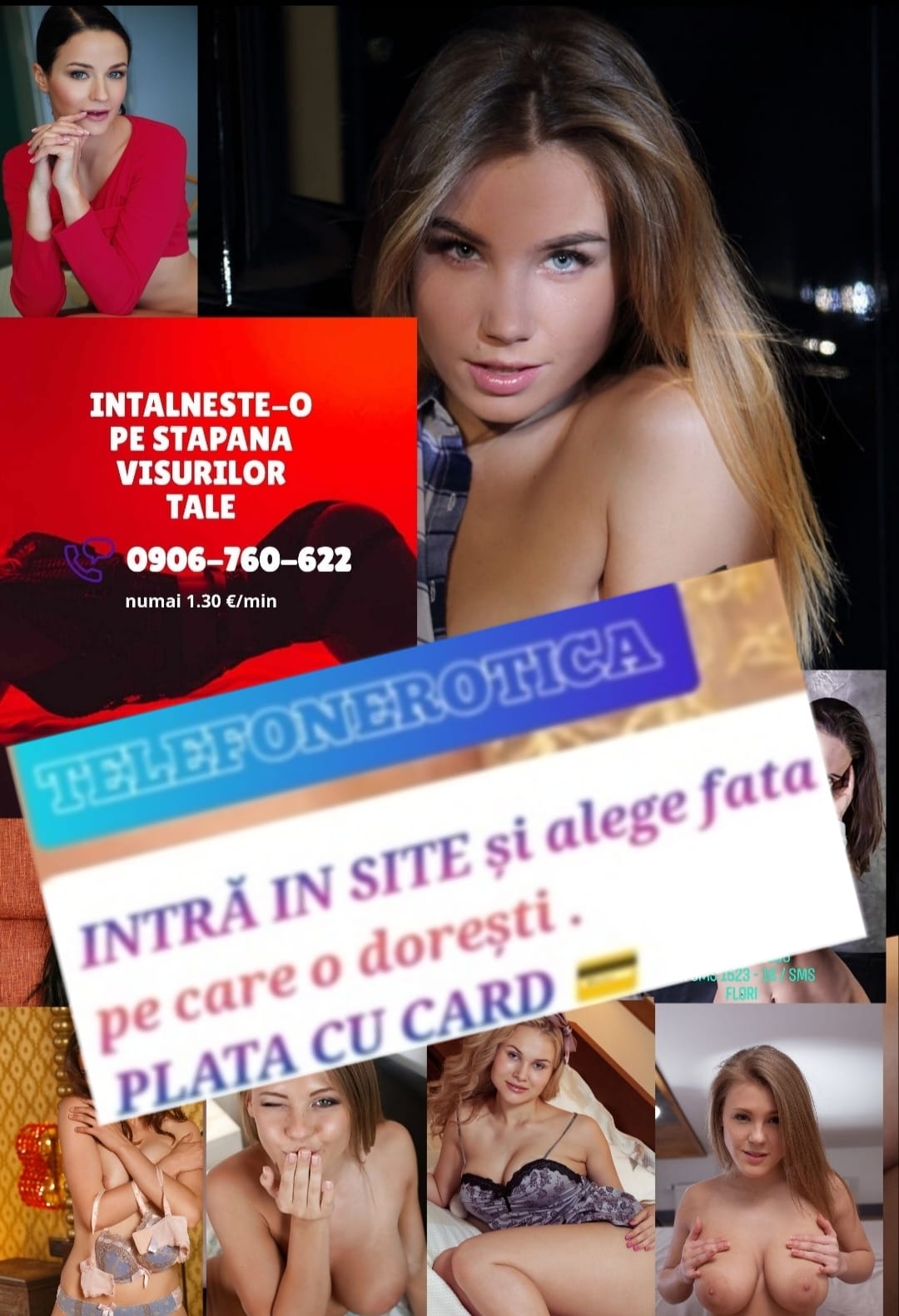 Escorta Oras: Bucuresti - Escorta Telefon: 0906760901 -  Servicii Escorta : : Telefonerotica, singura linie erotică care oferă servicii impecabile, tarif pentru toate buzunarele.  Poți face plata cu card la cel mai ieftin tarif ( nu e o glumă, ci REAL! ).  .  .  .  Cel mai tare atu , este că poți apela ce fată vrei din orice colt al lumii.  .  .  .  Ne bucurăm că te-ai alăturat echipei noastre cu cele mai simpatice domnișoare și doamne .  .  .  Cu drag.  .  .  .  . 