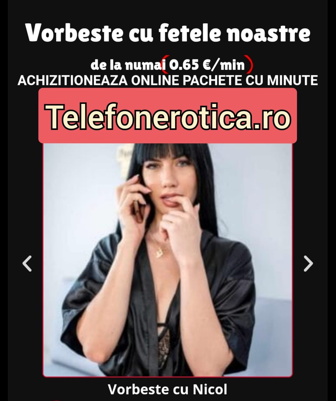 Escorta Oras: Toată Tara - Escorta Telefon: 0906760947 -  Servicii Escorta : ☄️????Sexting -trimite sms la numărul scurt de telefon 1523
☄️‼️Dacă ai chef să ne cunoaștem mai bine, mă poți suna la numărul de telefon afișat!
‼️‼️ Intra în site-ul oficial TELEFONEROTICA alege modelul ce te umple de dorințe! Poți beneficia de pachete promoționale chiar dacă te afli în afara României!