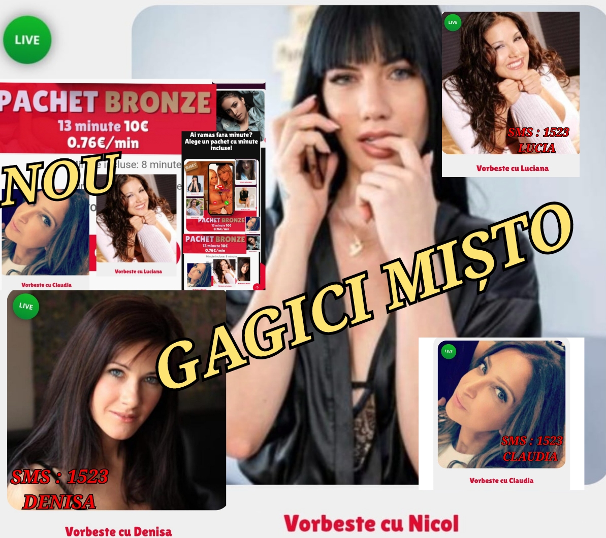 Escorta Oras: Romania - Telefonerotica❤️ - Escorta Telefon: 0906760909 -  Servicii Escorta : Gagigi pasionale, pline de profesionalism abea așteaptă să vă intimpine cu clipe pline de pasiune și   răsfăț după buna ta placere .  Oferim servicii profesionale, nu te vom refuza in nicio fantezie de-a ta.  Sunt exact ceea ce își dorește un bărbat de la o femeie fără inhibiții.  Poți suna la orice  orala Nr afișat sau dacă ești mai timid poți trimite SMS tău la 1523 - GAGICI MISTO