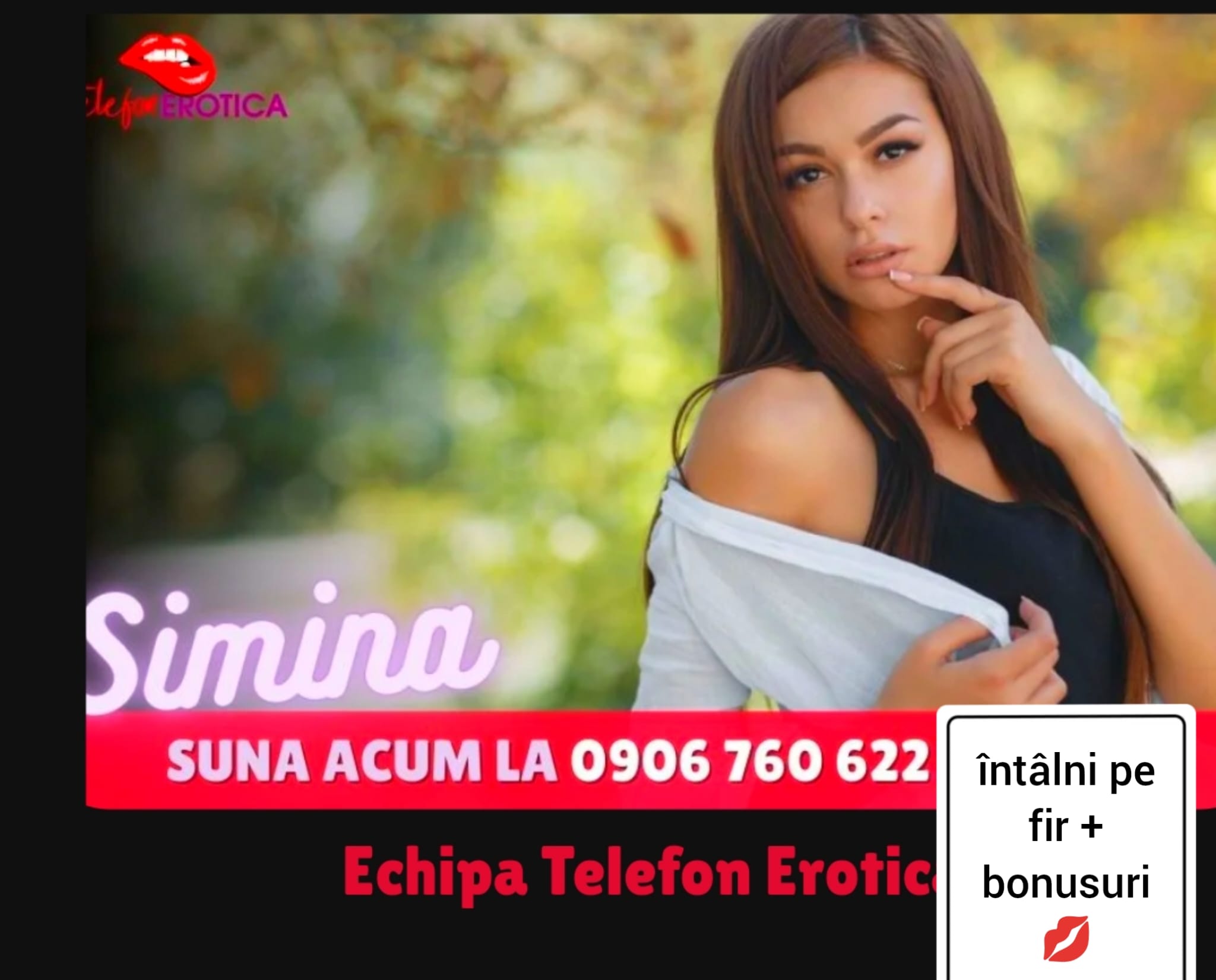 Escorta Oras: Toată Tara - Escorta Telefon: 0906760622 -  Servicii Escorta : TELEFONEROTICA- cea mai ieftină linie erotică,  minute bonus și avantaje extra!
☄️????Sexting -trimite sms la numărul scurt de telefon 1523
☄️‼️Dacă ai chef să ne cunoaștem mai bine, mă poți suna la numărul de telefon afișat!
‼️‼️ Intra în site-ul oficial TELEFONEROTICA alege modelul ce te umple de dorințe! Poți beneficia de pachete promoționale chiar dacă te afli în afara României!