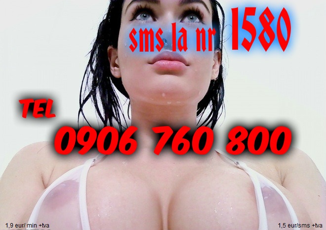 Bucuresti - Escorta Sexy - FAC DE TOATE, prin fata si prin spate, in grup si cu dominare sau sclava ascultatoare! Hai sa vezi ce sunt in stare baby! Promt raspund si la sms la nr 1580 (1, 5 eur/sms), trimite textul DE TOATE sau suna-ma direct fara retinere pe nr O9O6-760-8OO (1, 9 eur/min) si hai sa ne pornim aventura placerilor absolute.  Tarif fara tva ptr orice adult